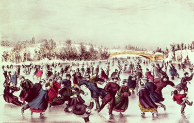 Central Park, Winter: The Skating Carnival by American School